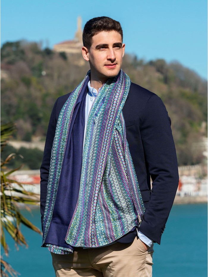 Double silk foulard ASK84CD