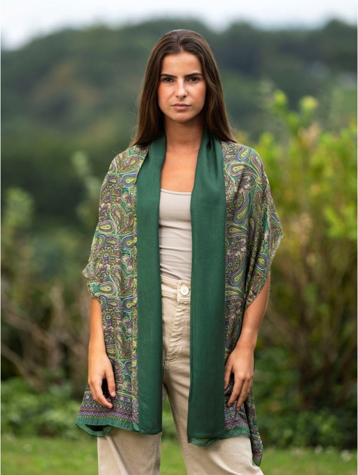 Foulard double en soie ASK83CD