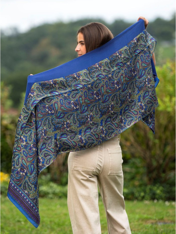 Fular de seda doble ASK83CD