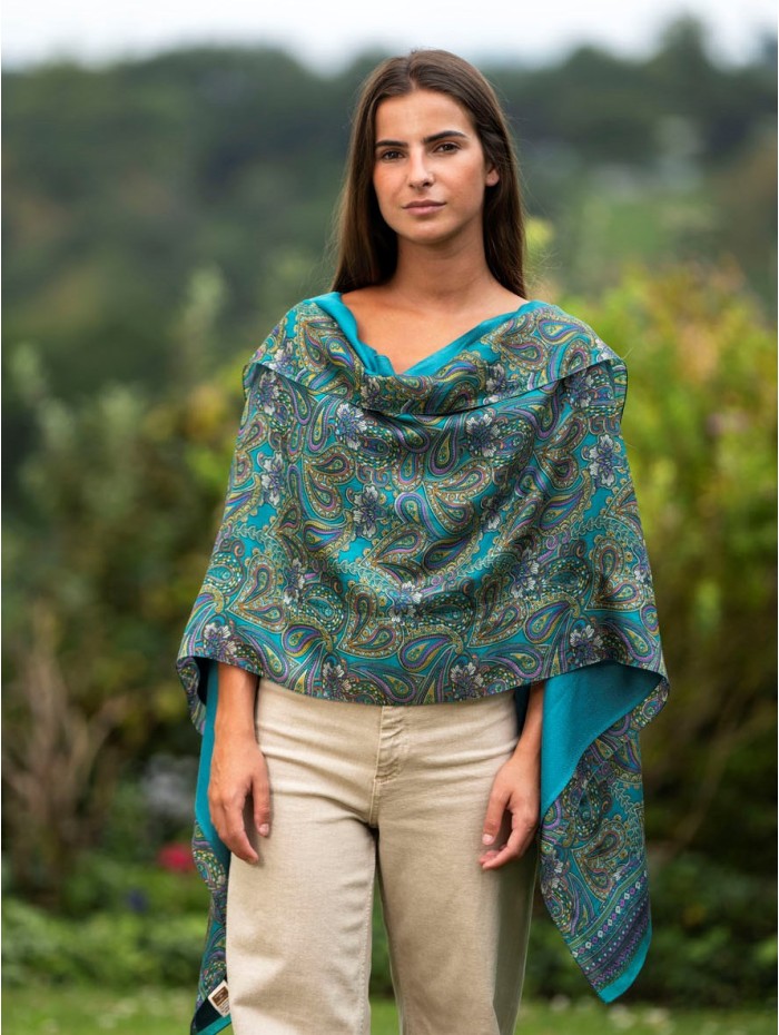Foulard double en soie ASK83CD