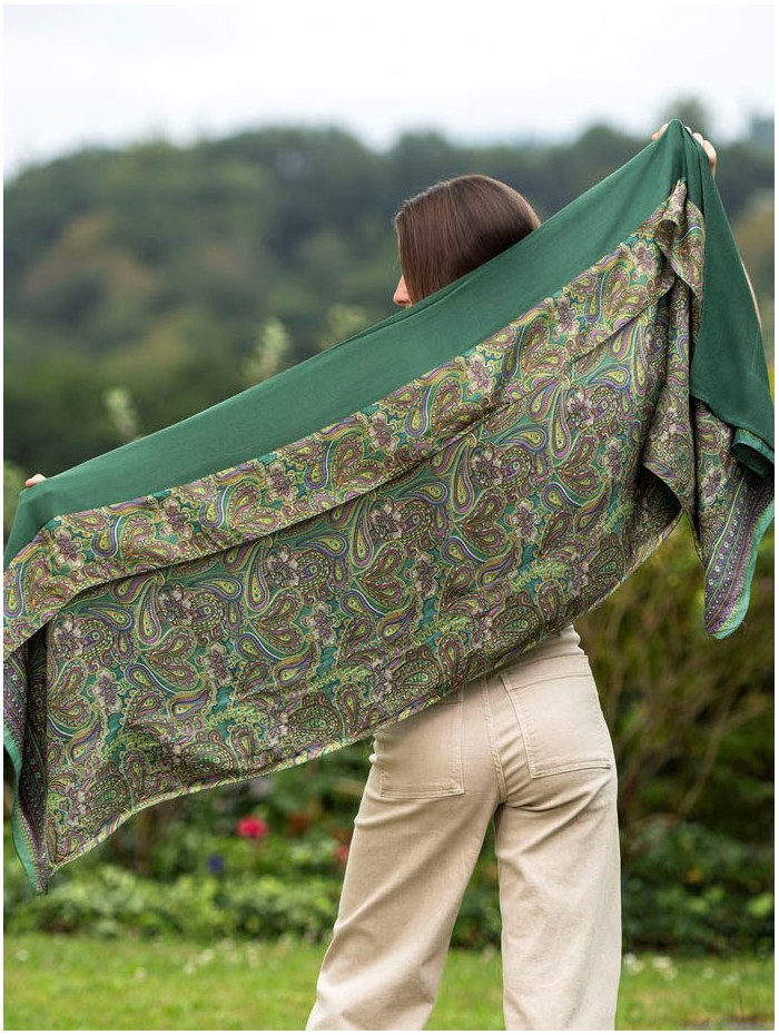 Foulard double en soie ASK83CD