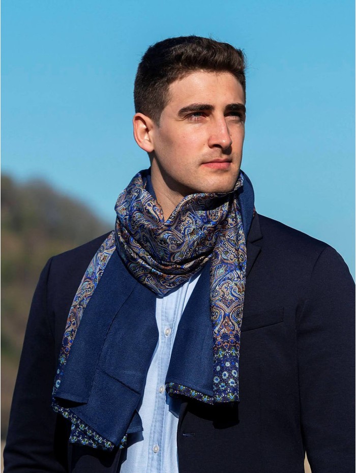 Foulard double en soie ASK81CD