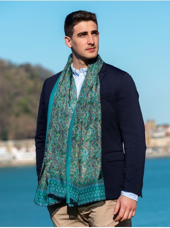 Foulard double en soie ASK81CD