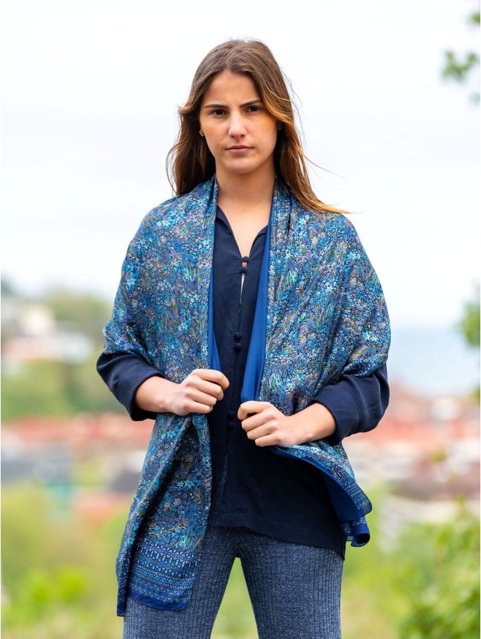 Double silk foulard ASK80CD