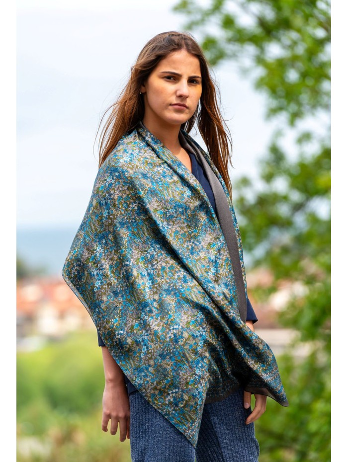 Foulard double en soie ASK80CD