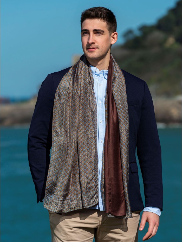 Foulard double en soie ASK78CDB