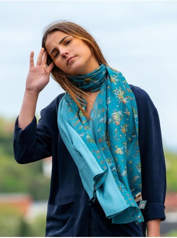 Foulard double en soie ASK77CDB