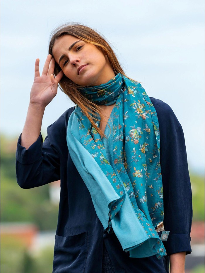Foulard double en soie ASK77CDB