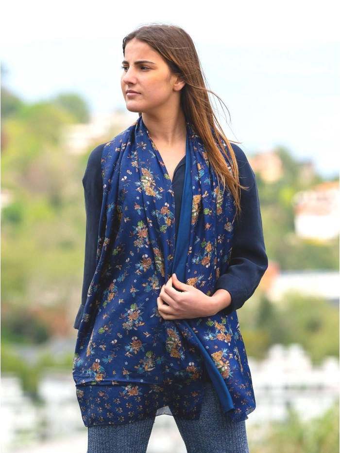 Foulard double en soie ASK77CDB