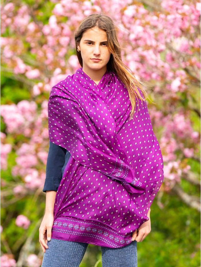Double silk foulard ASK75CD