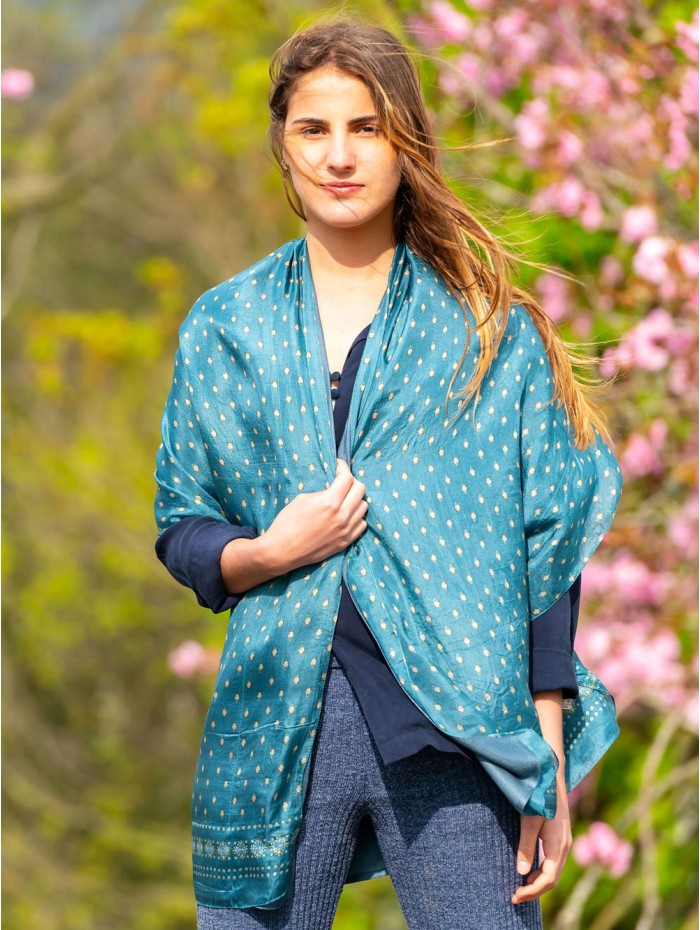 Double silk foulard ASK75CD