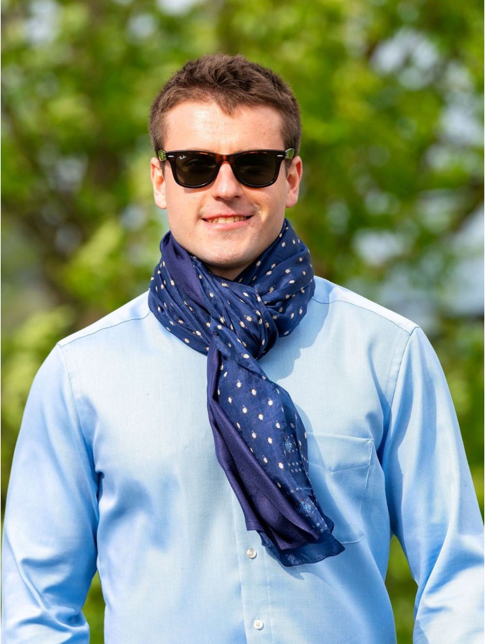 Double silk foulard ASK75CD