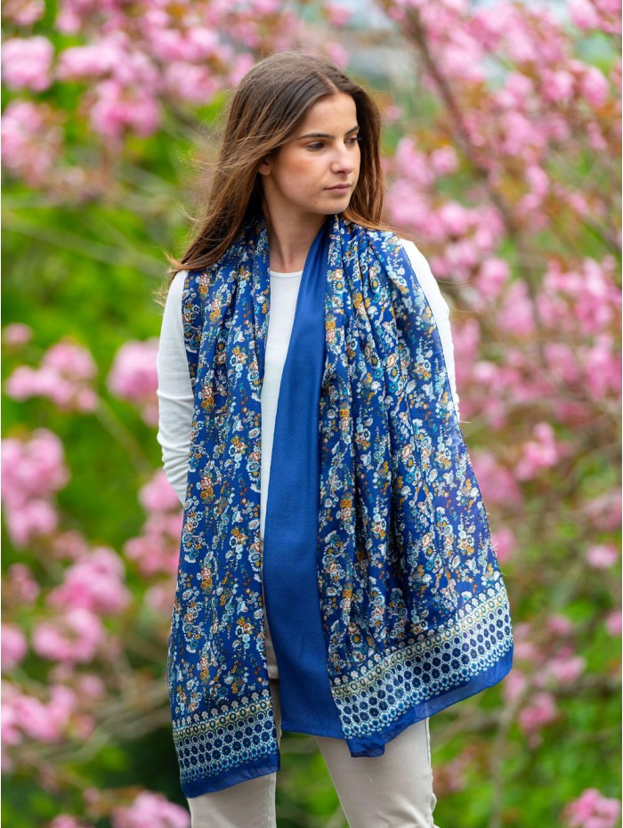 Foulard double en soie ASK74CD