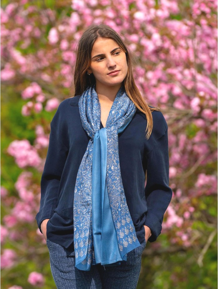 Foulard double en soie ASK73CD