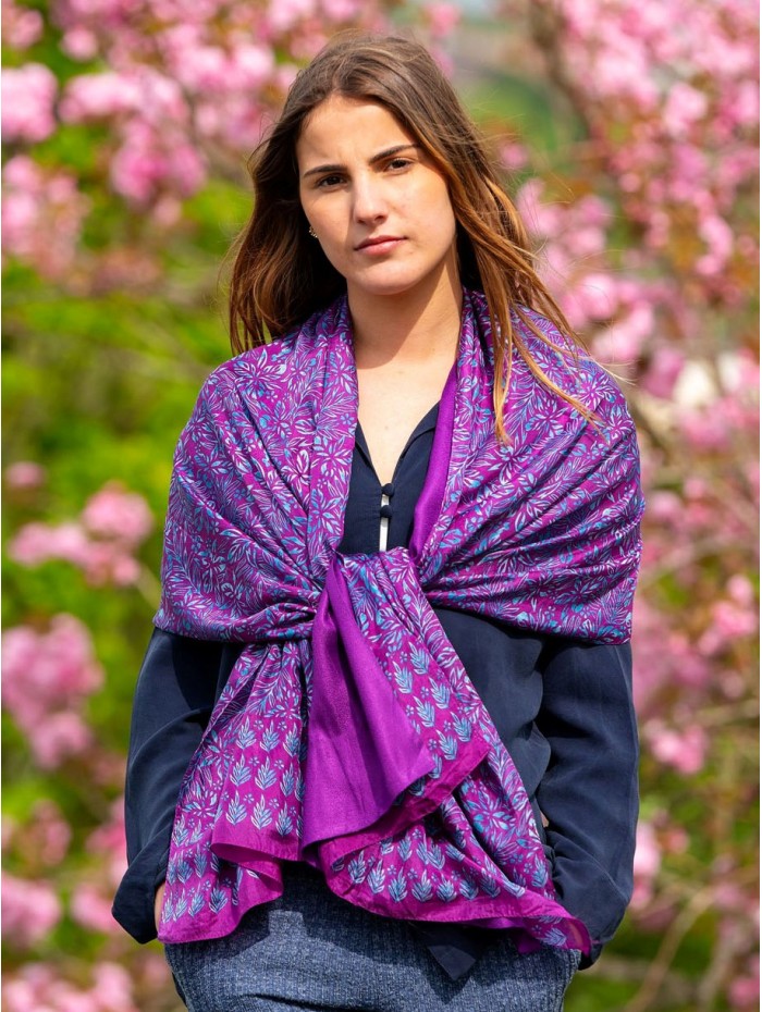 Foulard double en soie ASK73CD