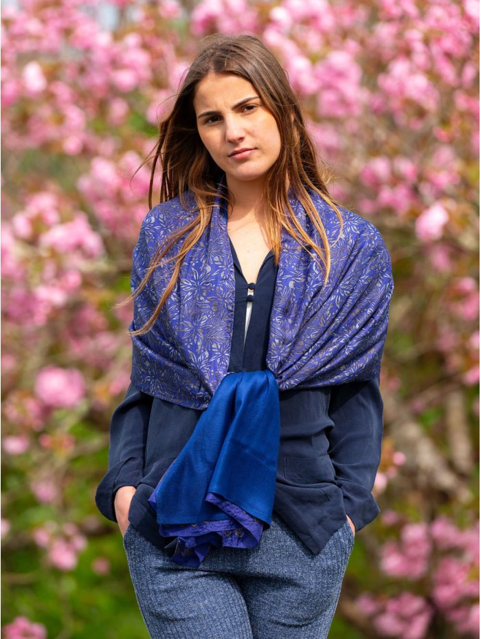 Foulard double en soie ASK73CD