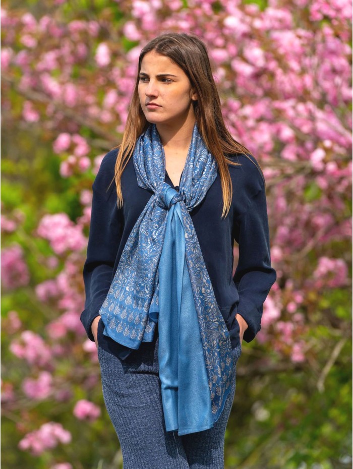 Foulard double en soie ASK73CD