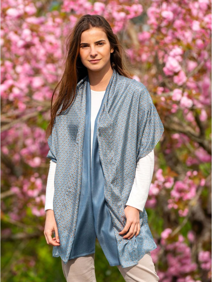 Foulard double en soie ASK72CD