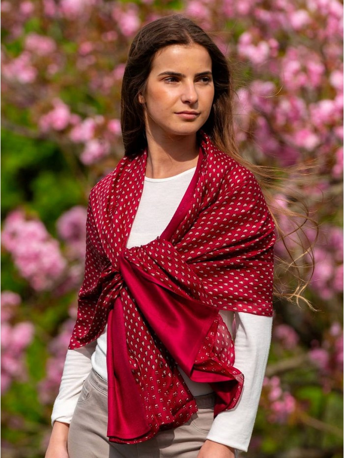 Foulard double en soie ASK72CD