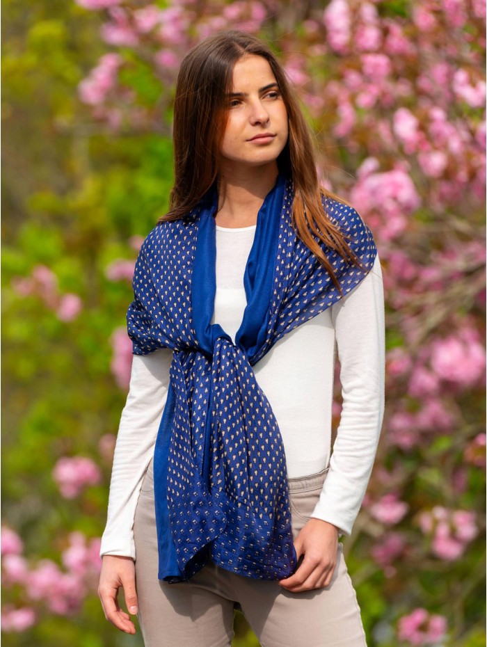 Foulard double en soie ASK72CD