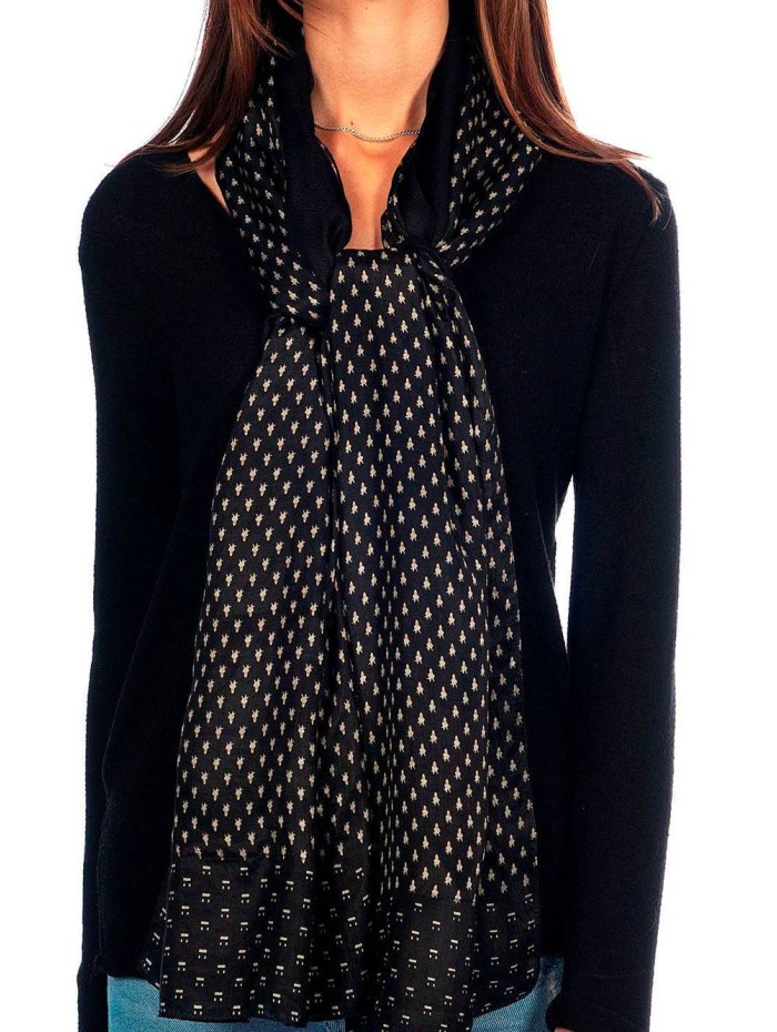Foulard double en soie ASK72CD