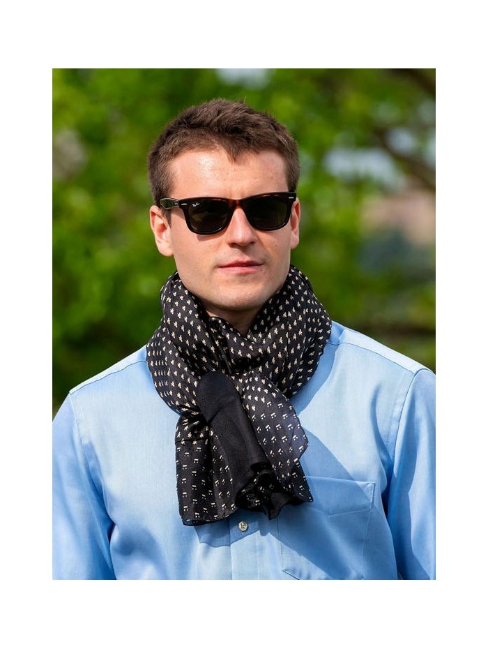 Foulard double en soie ASK72CD