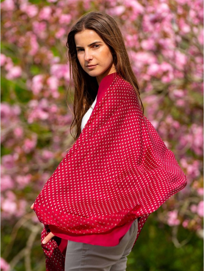 Foulard double en soie ASK72CD