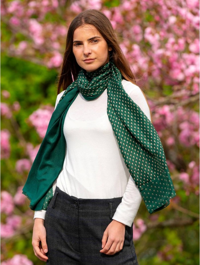 Foulard double en soie ASK72CD