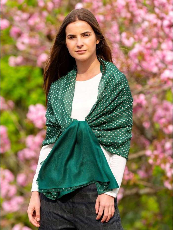 Foulard double en soie ASK72CD