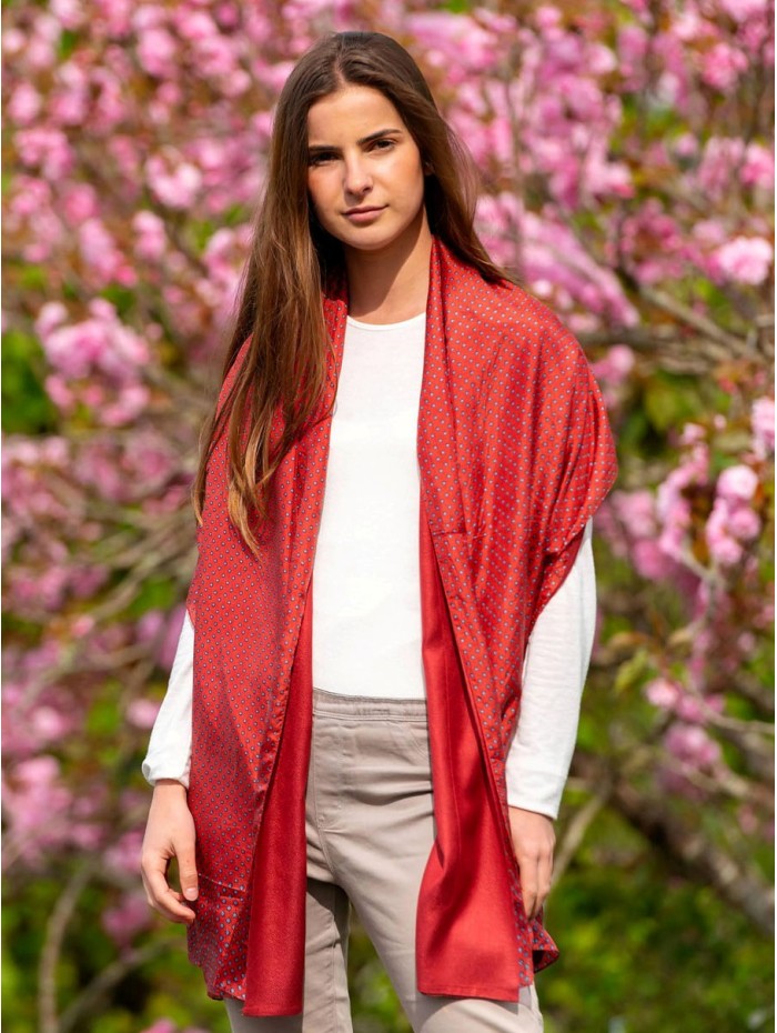 Foulard double en soie ASK71CD
