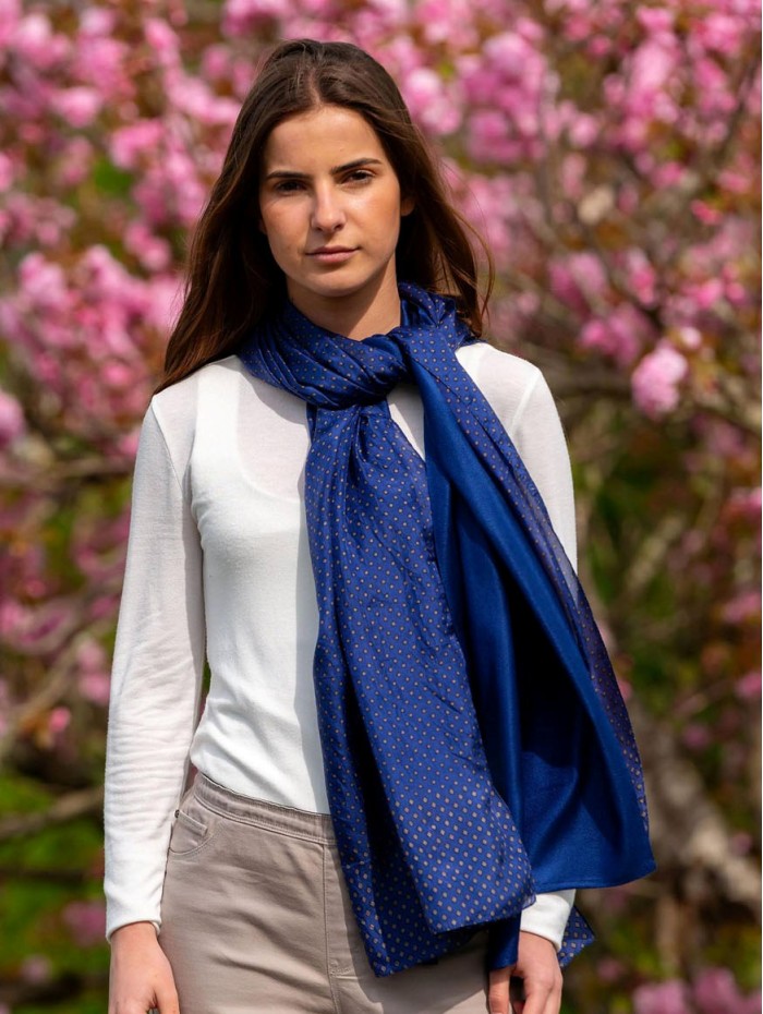 Foulard double en soie ASK71CD