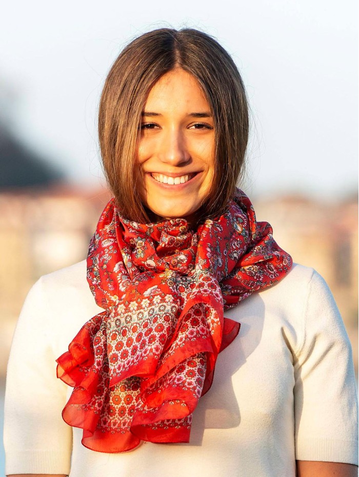 Silk foulard ASK74C