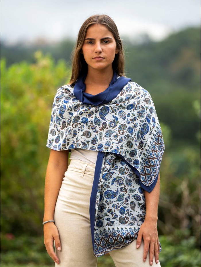 Foulard double en soie ASK28CD