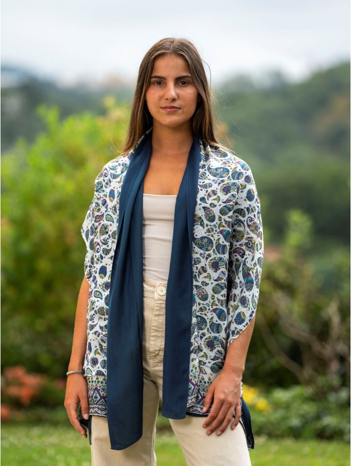 Foulard double en soie ASK28CD