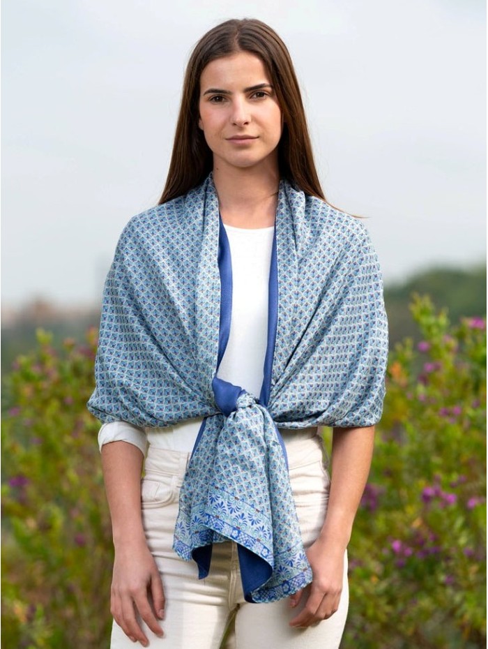 Foulard double en soie ASK27CDB