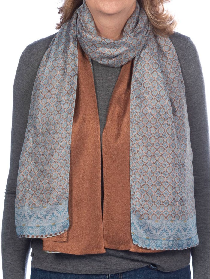 Foulard double en soie ASK27CDA