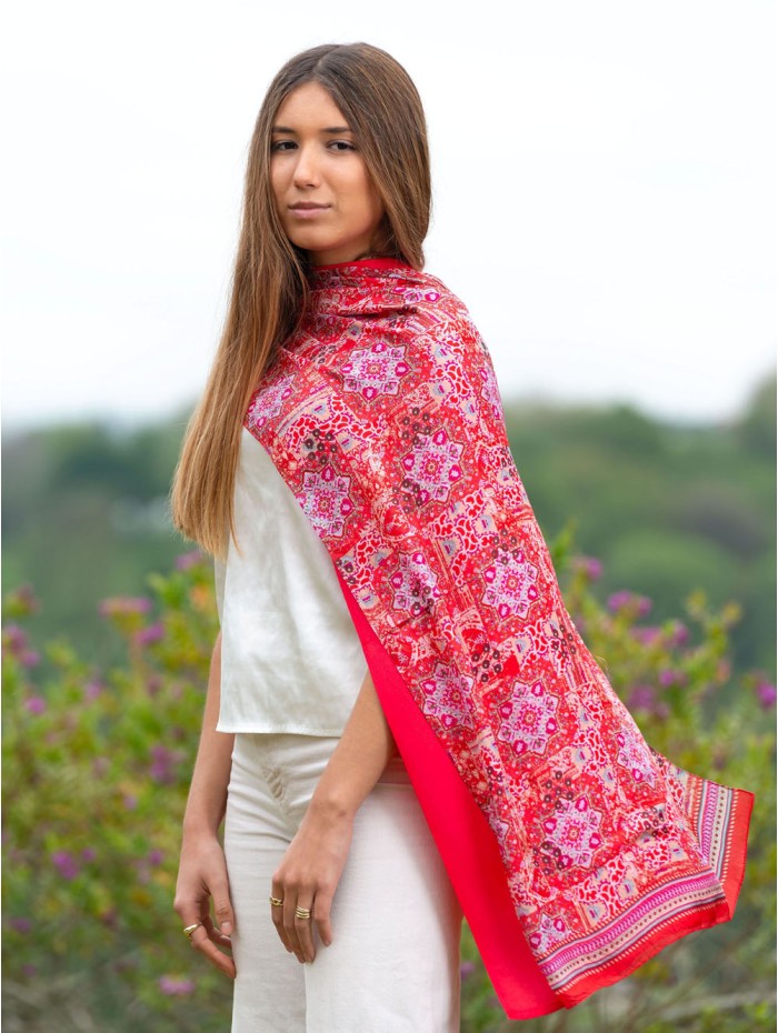Double silk foulard ASK18CD