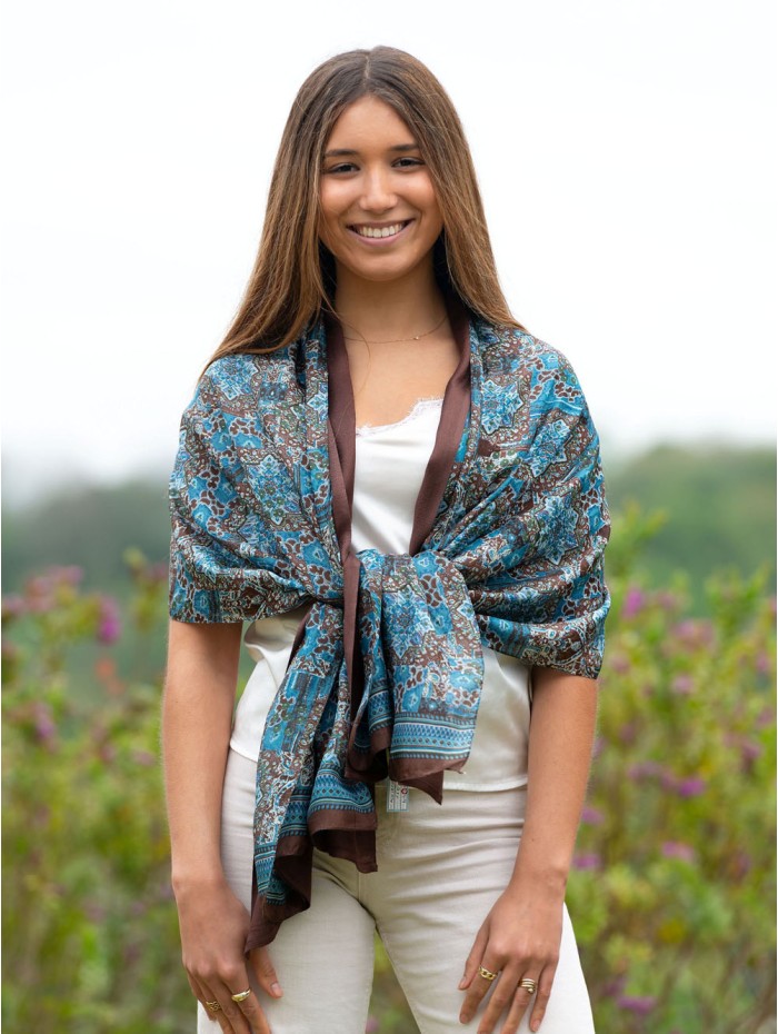 Double silk foulard ASK18CD