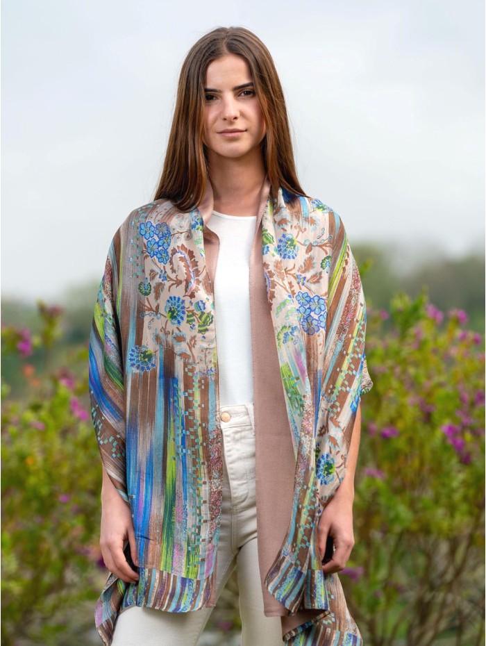 Foulard double en soie ASK05CD