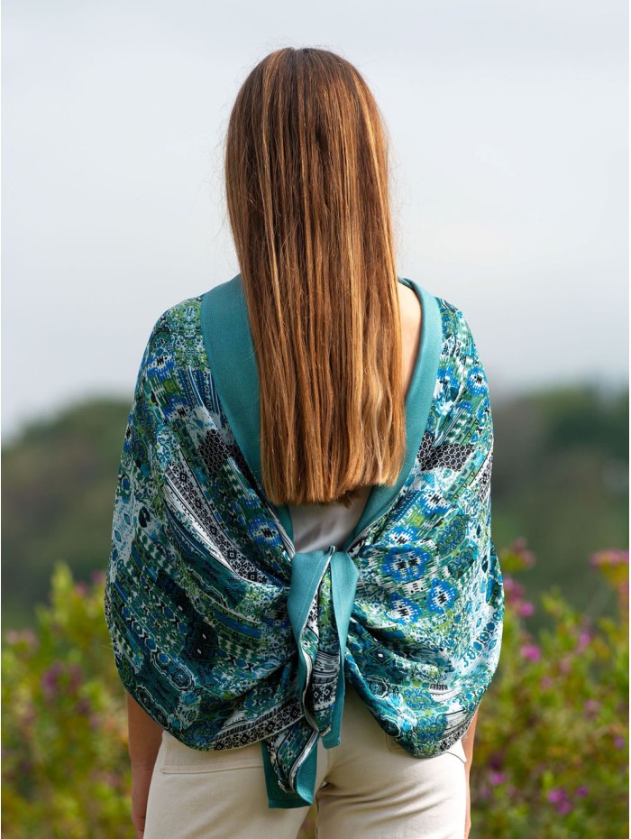 Foulard double en soie ASK02CD