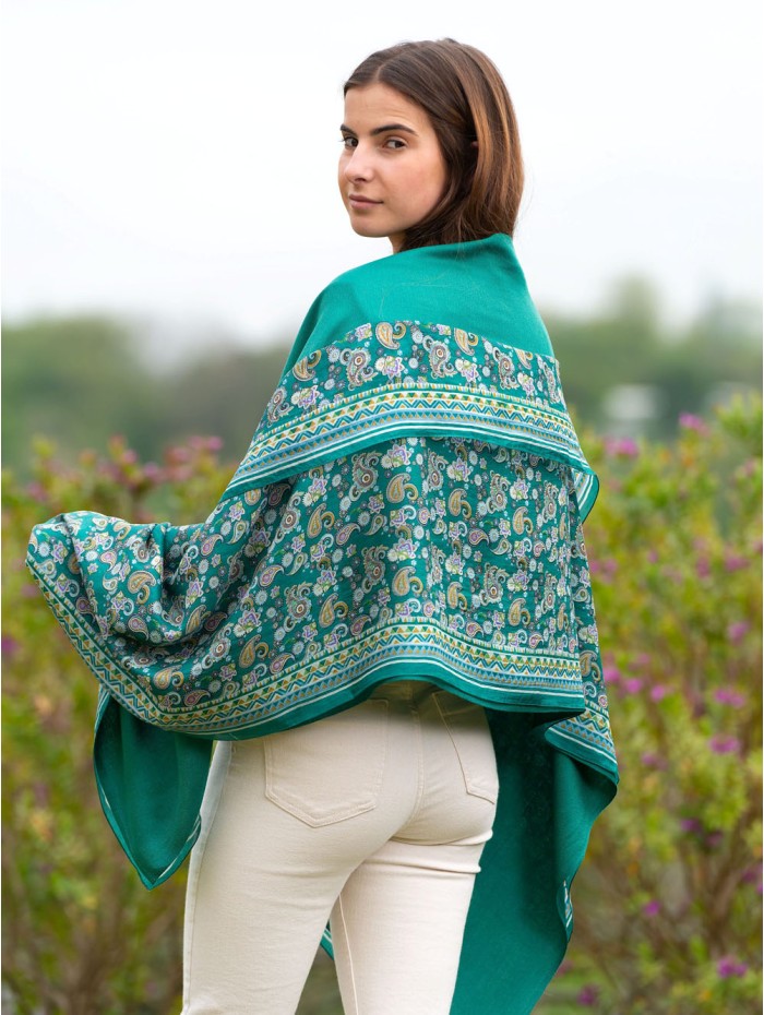 Foulard double en soie ATU377CDB