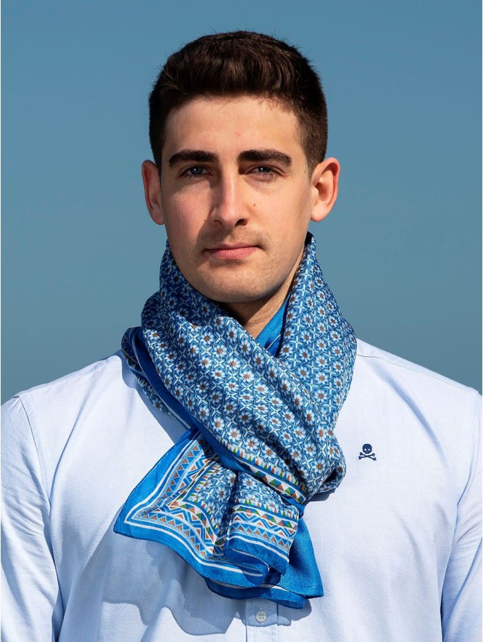 Foulard double en soie ATU377CDA