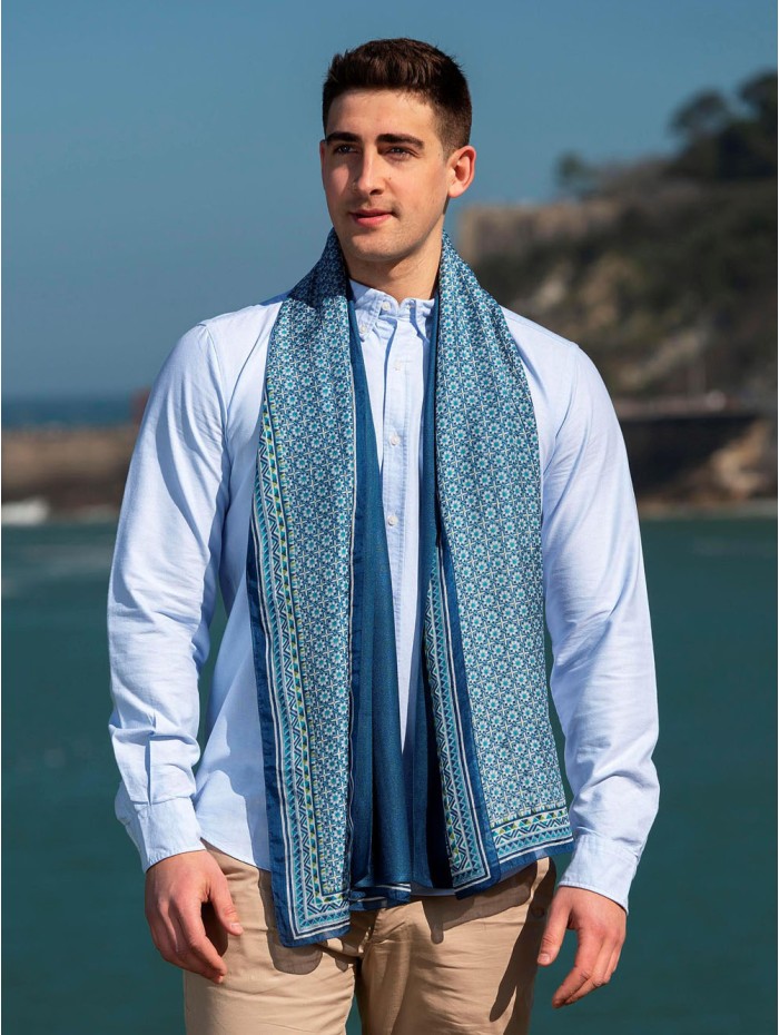 Double silk foulard ATU377CDA