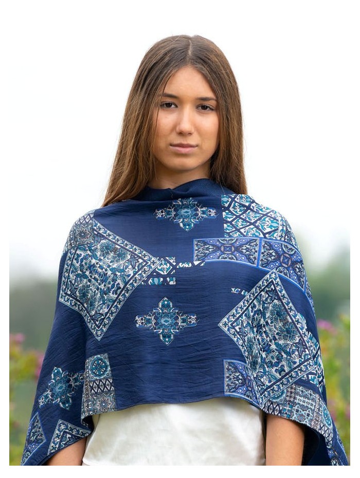 Double silk foulard ATU368CD