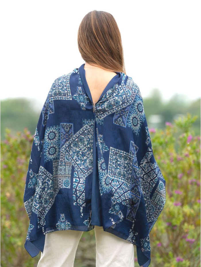 Double silk foulard ATU368CD