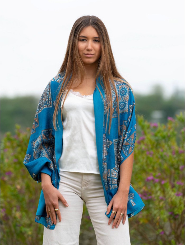 Double silk foulard ATU368CD