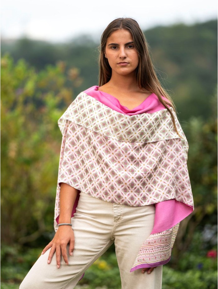 Fular de seda doble ATU362CD