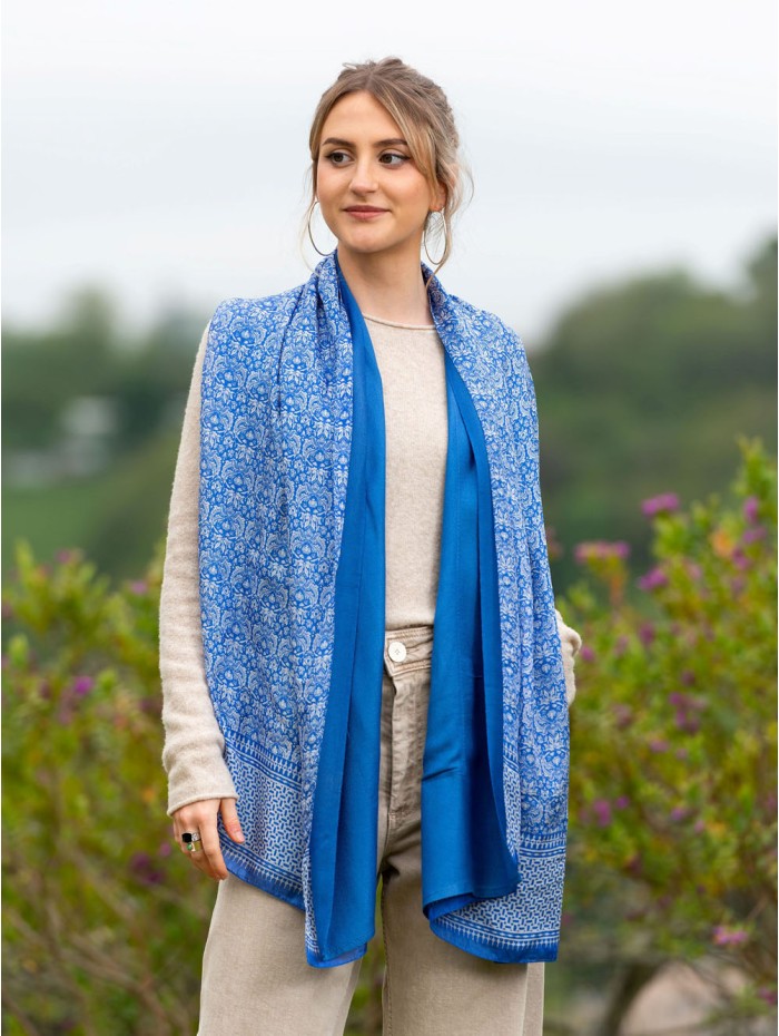 Foulard double en soie ATU361CD
