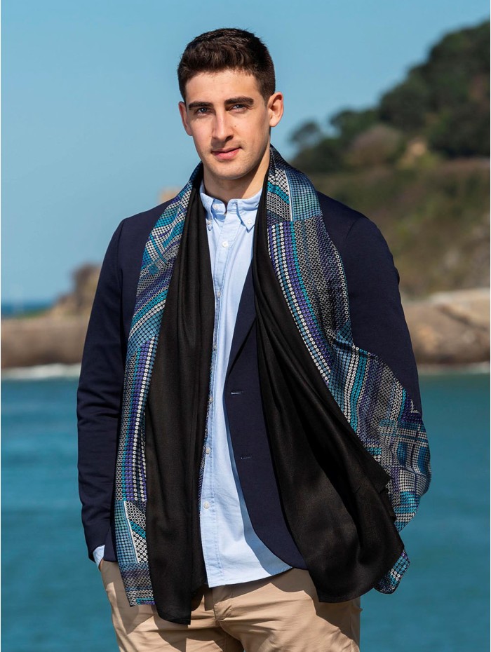 Foulard double en soie ATU335CD