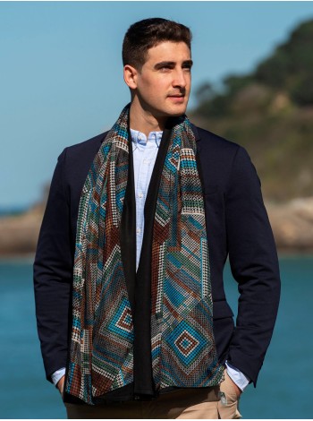 Foulard double en soie ATU335CD